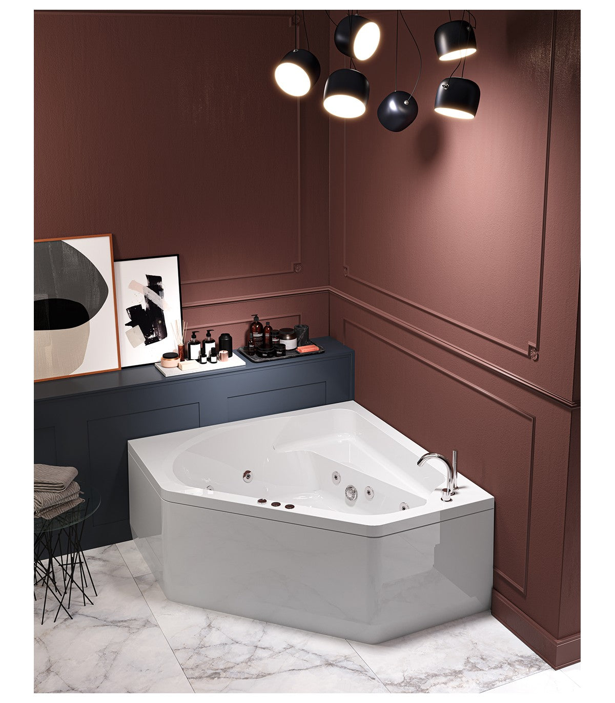 Corner Jacuzzi